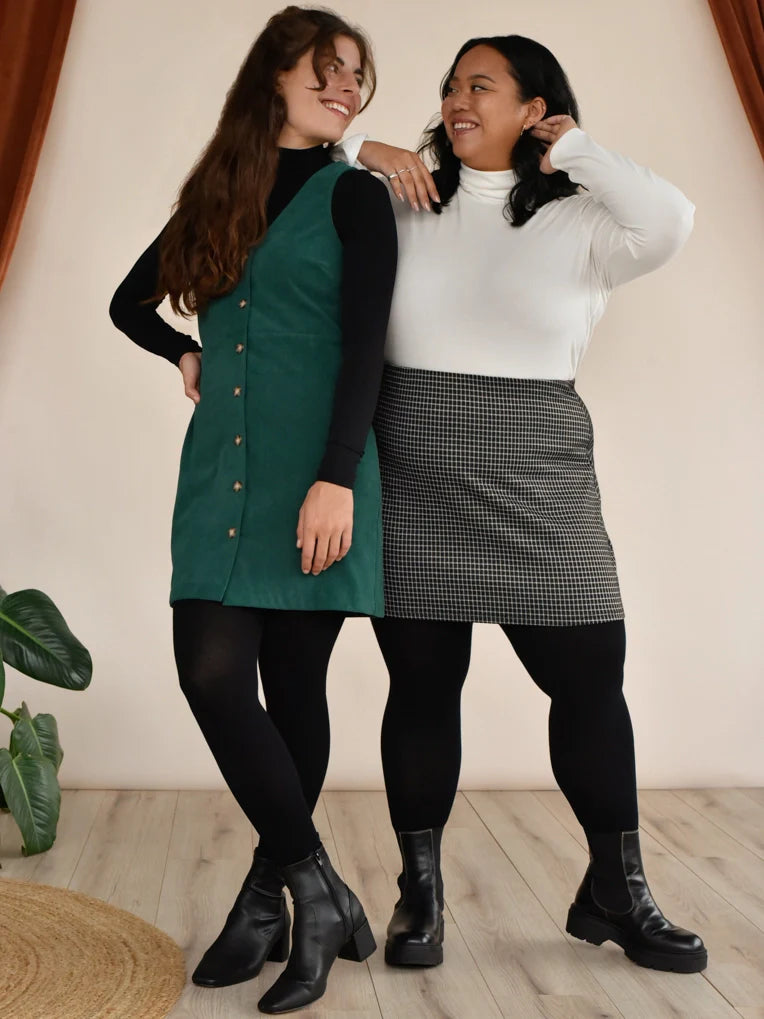 Black Organic Cotton Tights