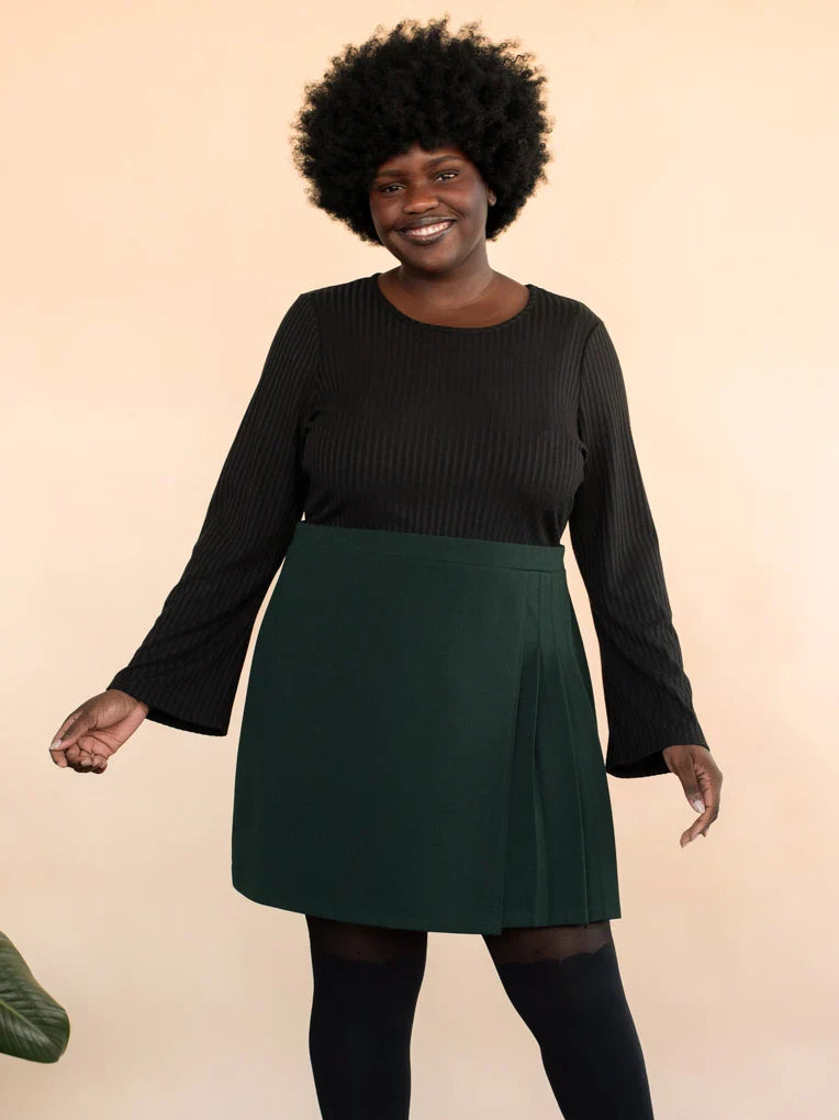 Top Dawn Black Rib