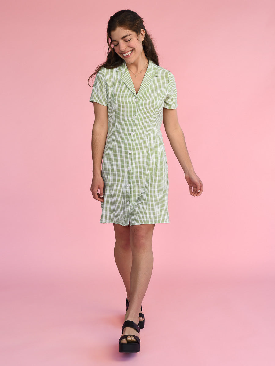 Robe Chemise à Carreaux Helena