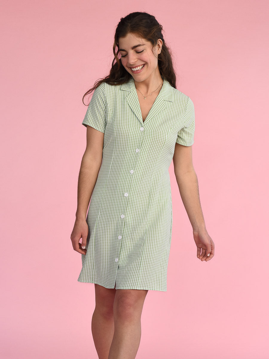 Robe Chemise à Carreaux Helena