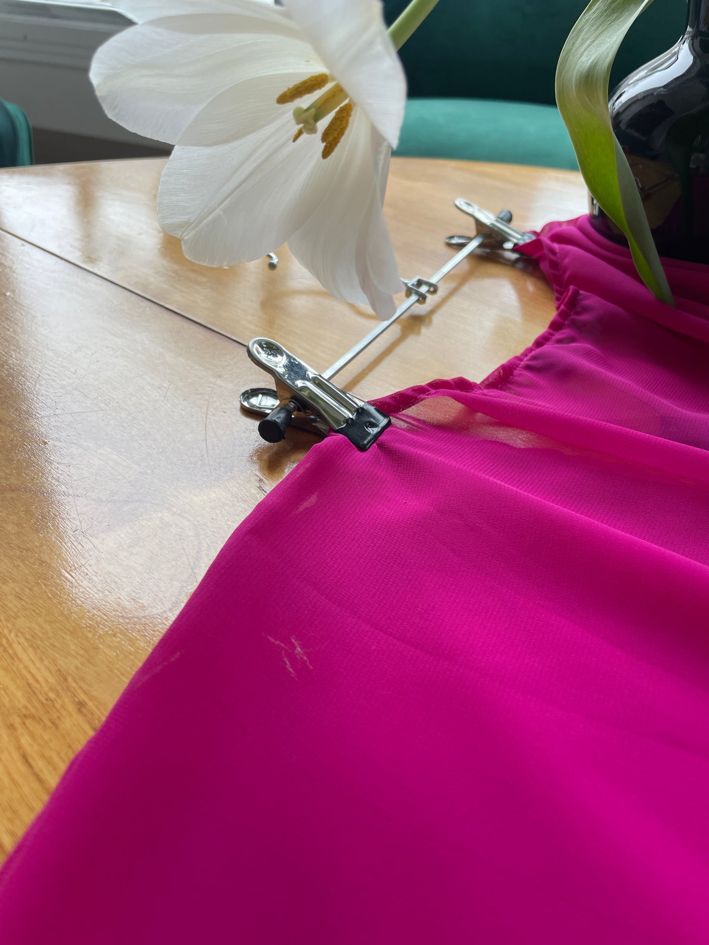 Kimono Chiffon, Fuchsia