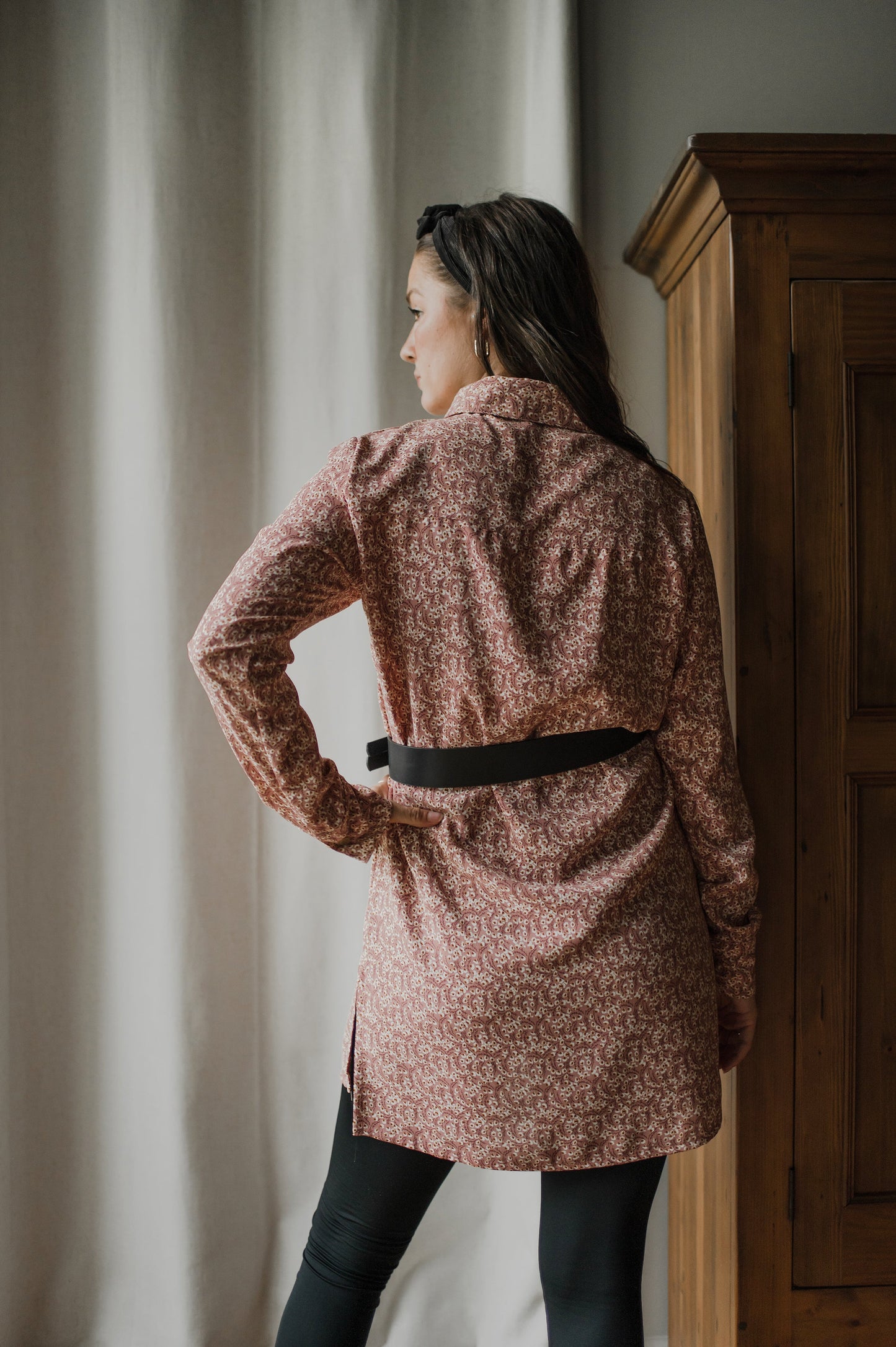 Chemise Long button-up flow