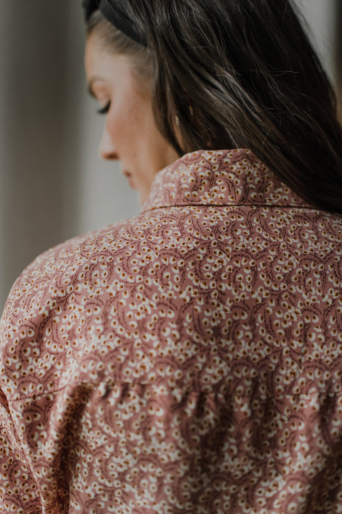 Chemise Long button-up flow