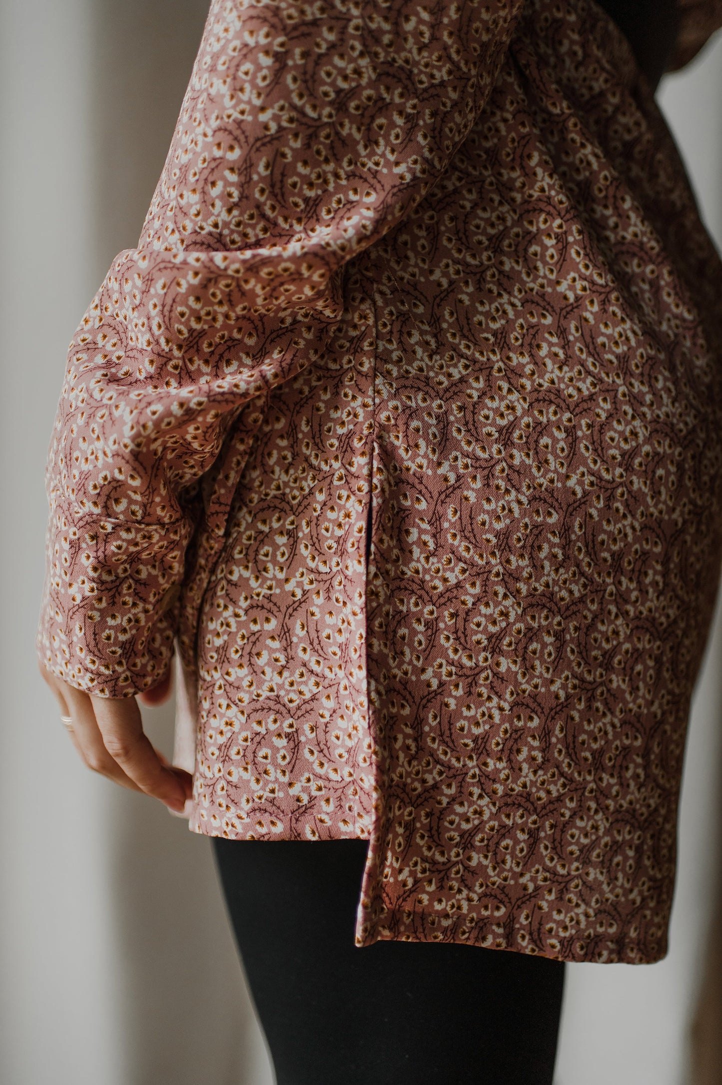 Chemise Long button-up flow
