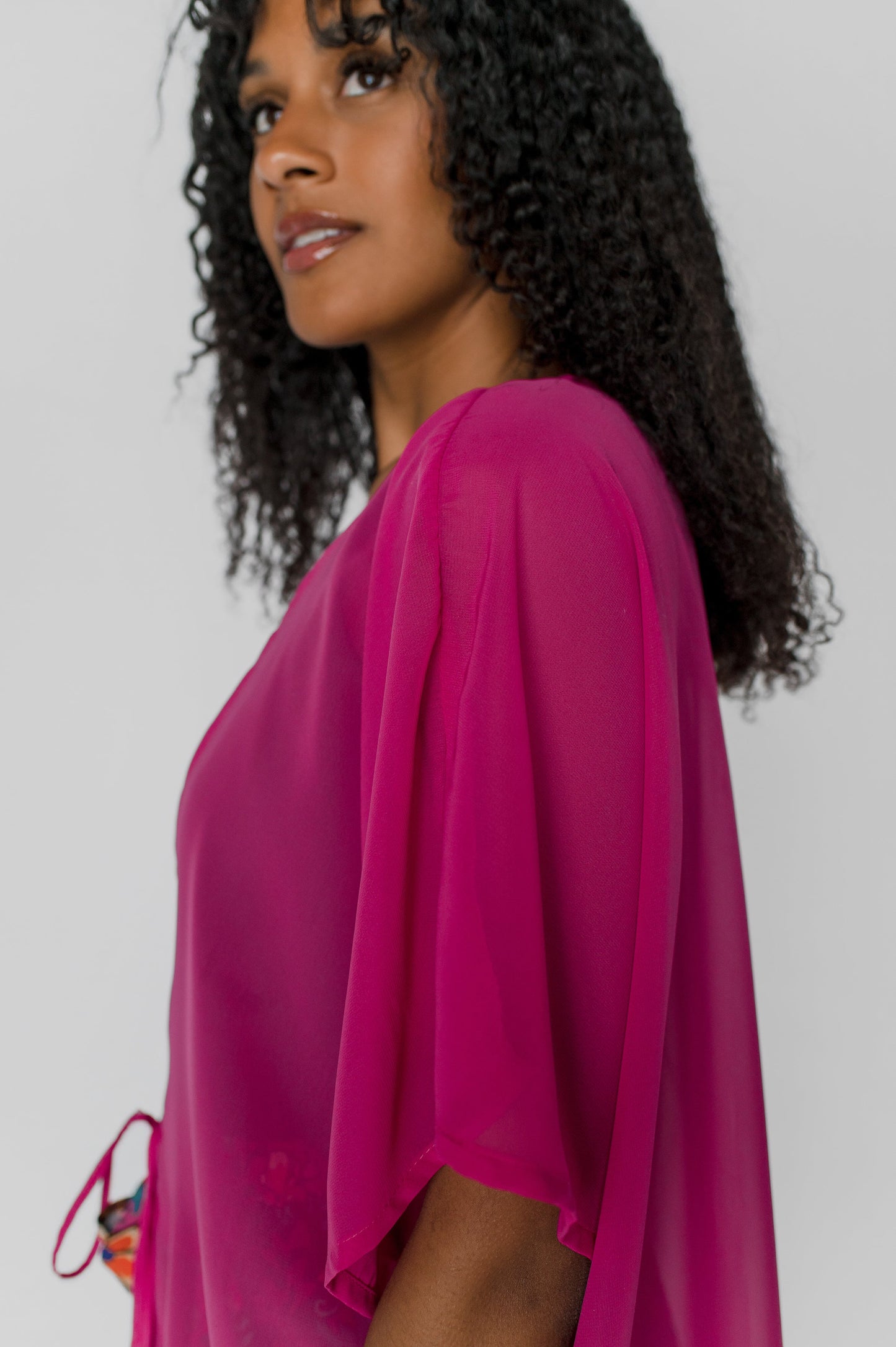Kimono Chiffon, Fuchsia