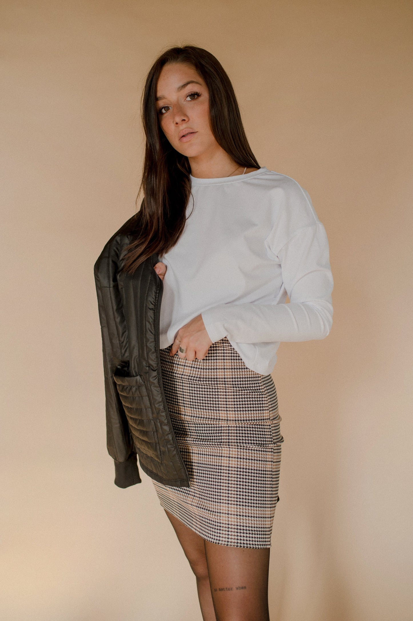 Haut Crop long sleeves