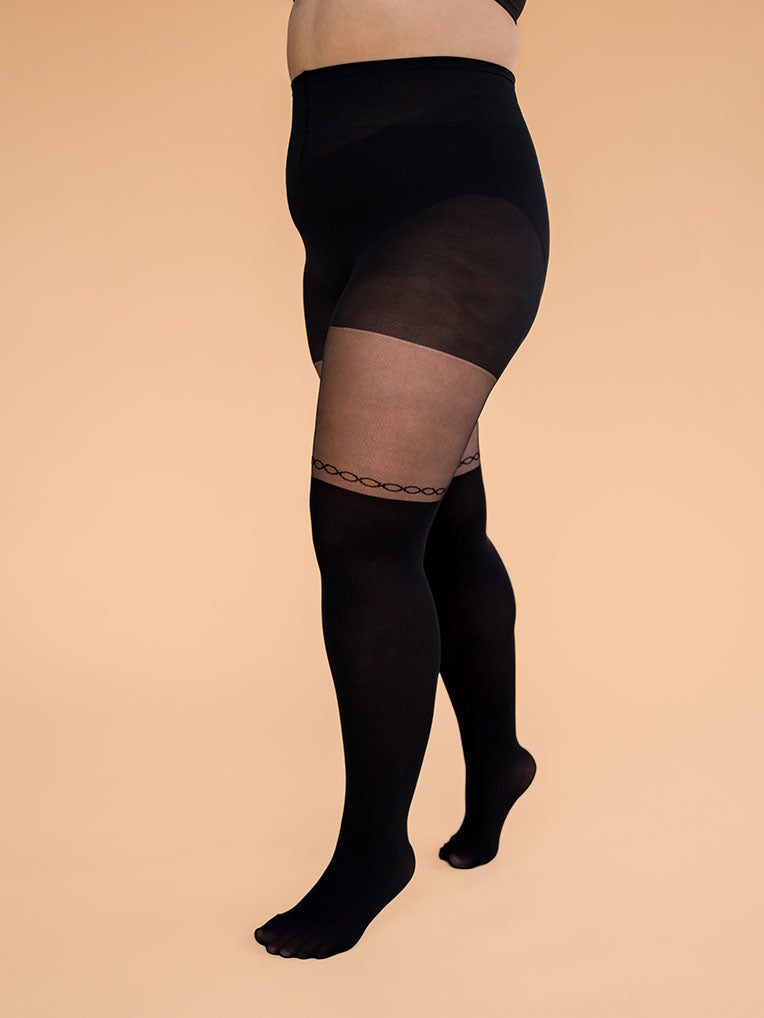 Collants Twist au-dessus du genou