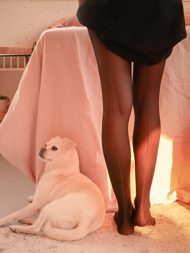 Collant ligne arrière scintillante éco