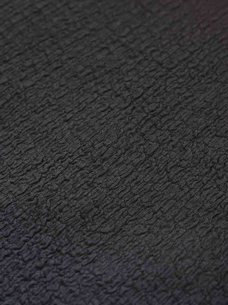 Jupe mini texturée noire Lizzy