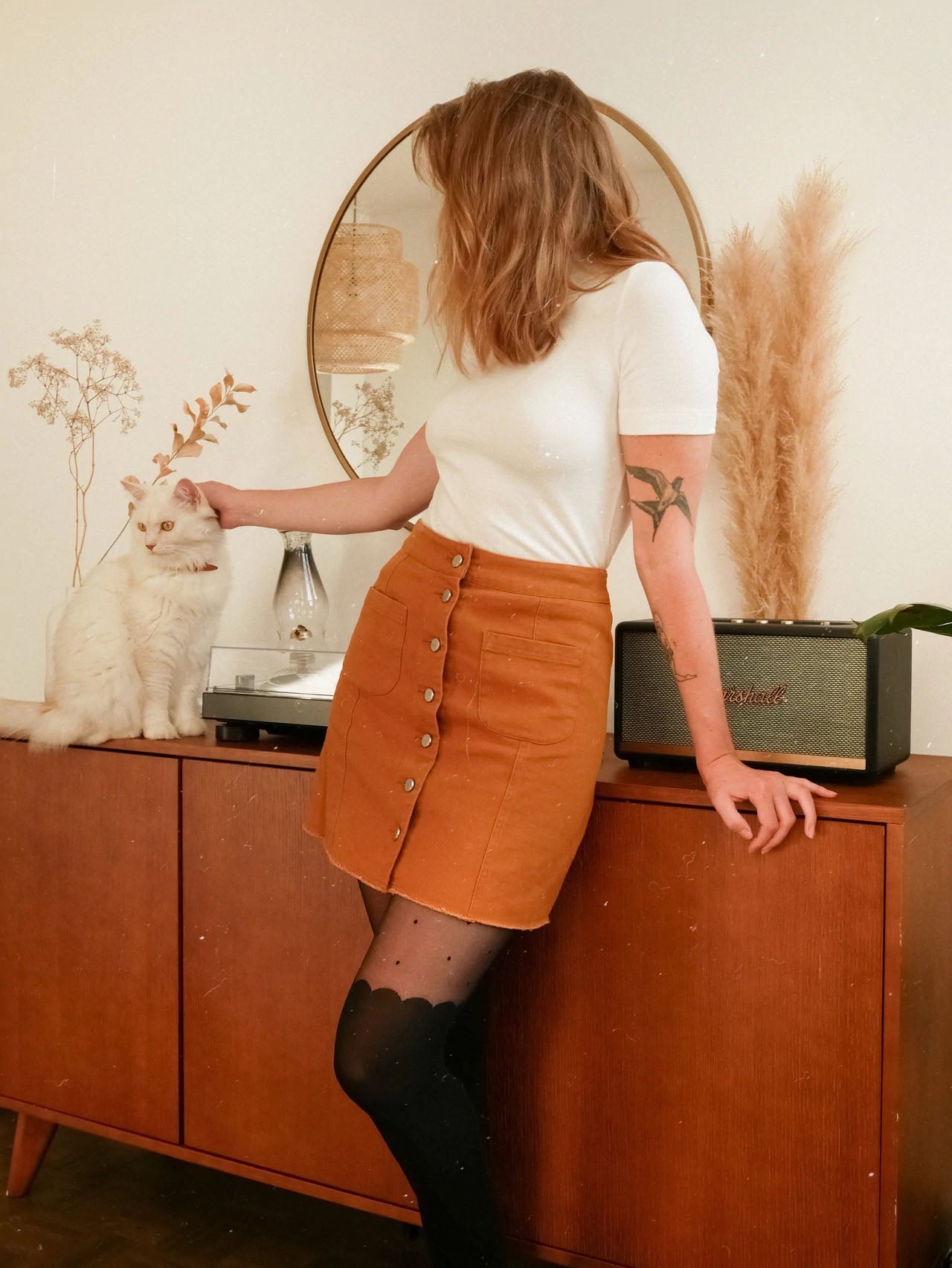 Scalloped OTK Polka Dot Tights