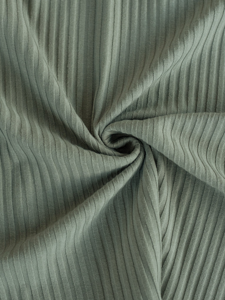 Jupe courte côtelée sauge Wendy