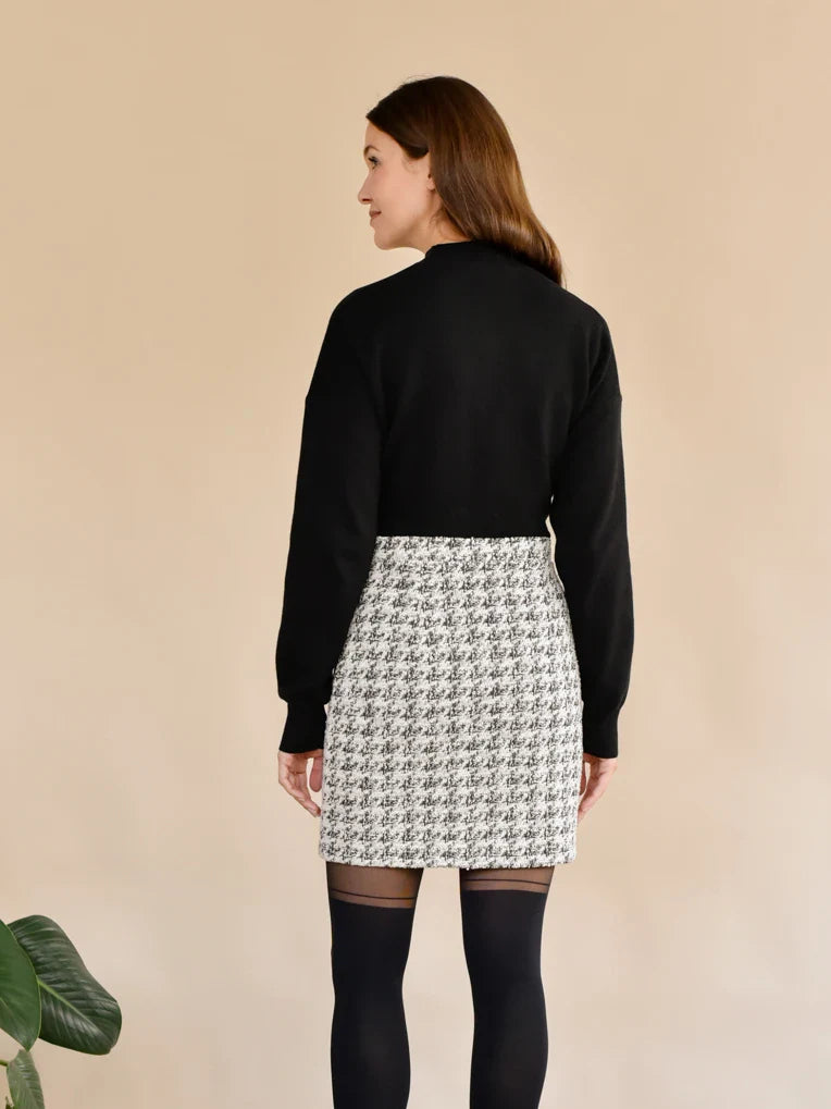 Jupe Mini Off-White Vicky