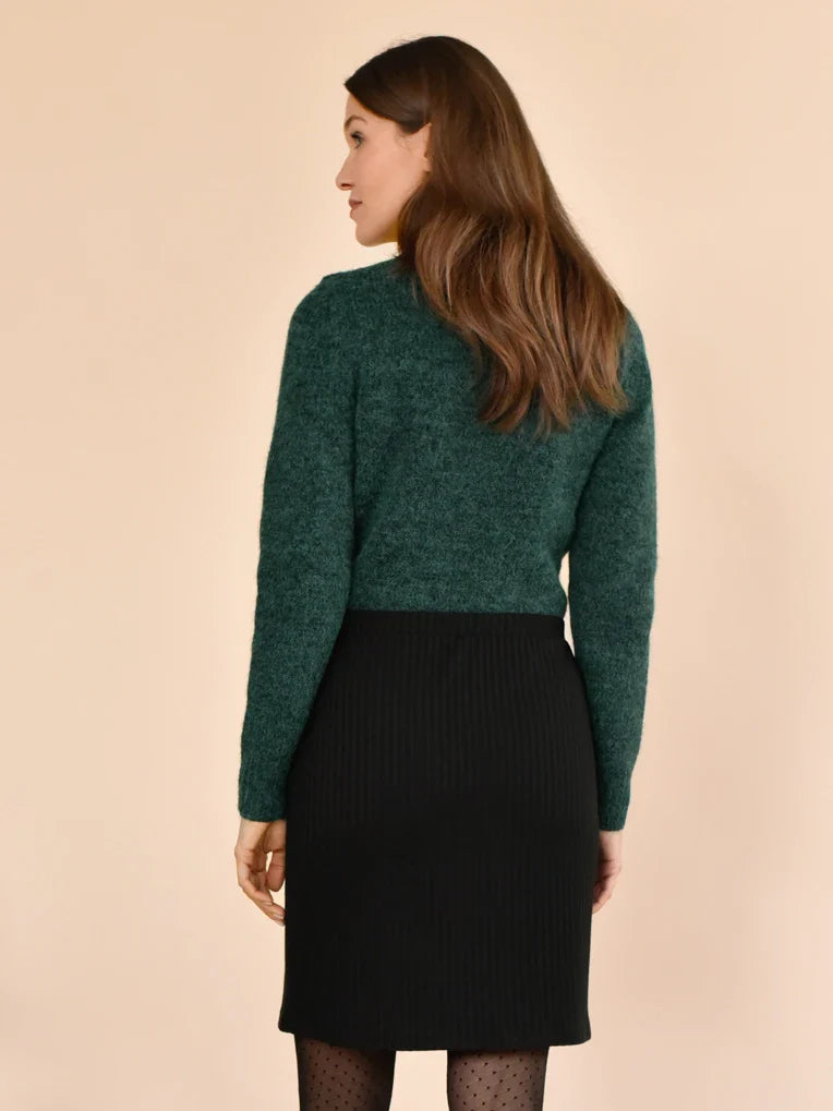 Jupe Rib Noir Wendy