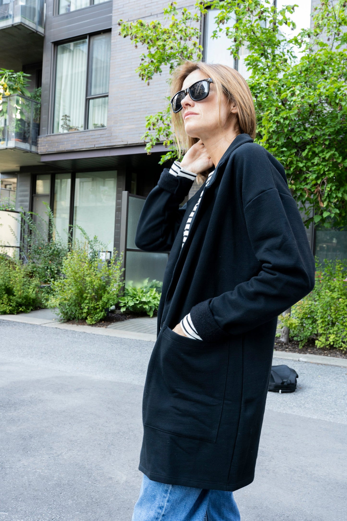 Cardigan urbain