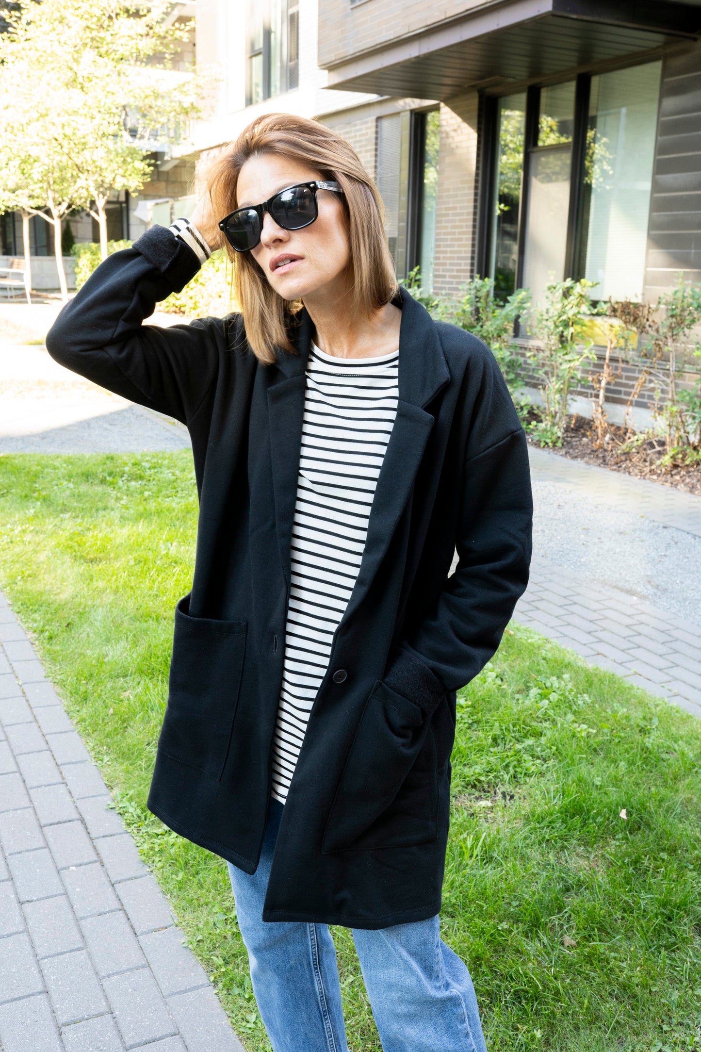 Cardigan urbain