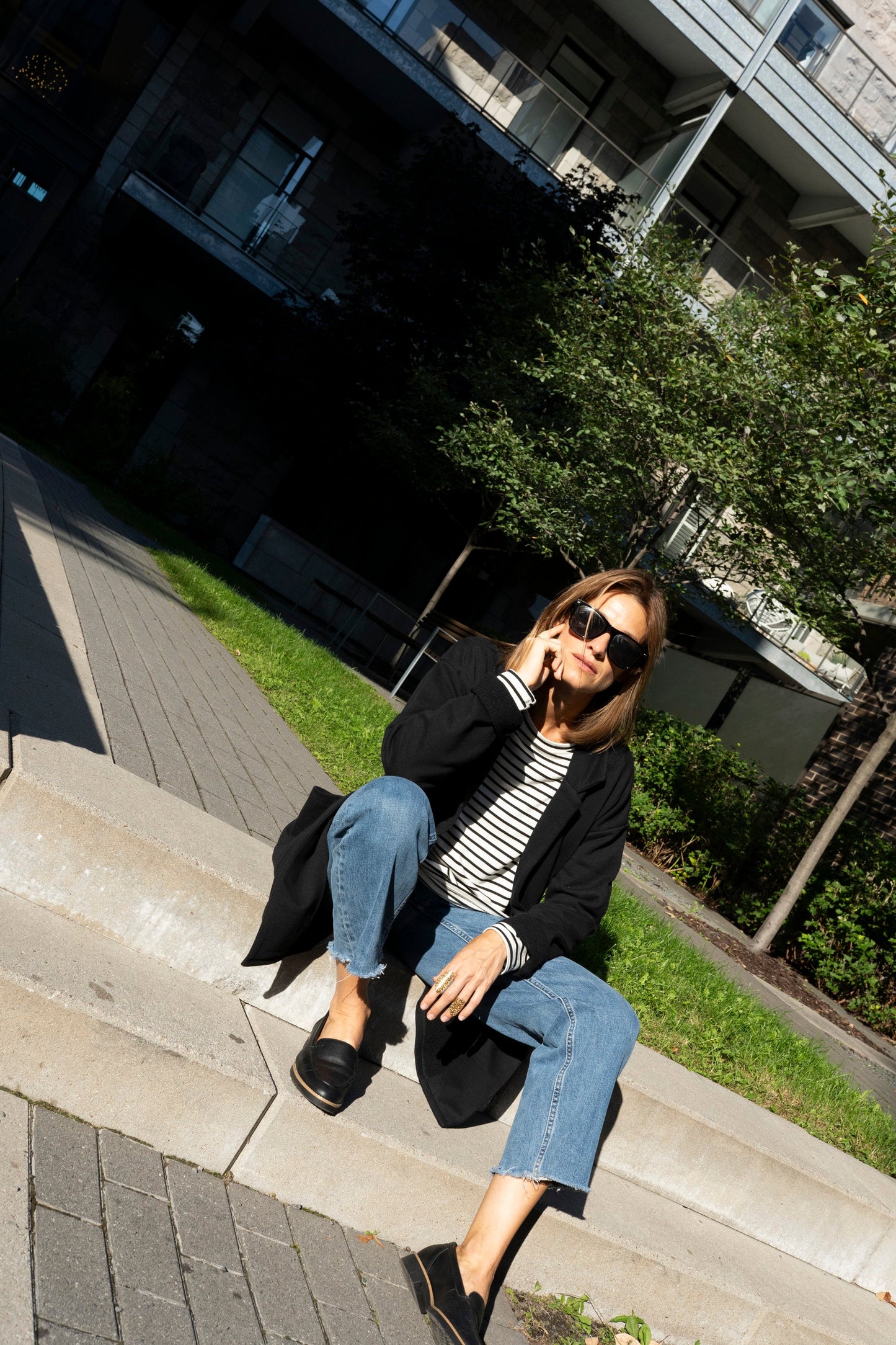 Cardigan urbain