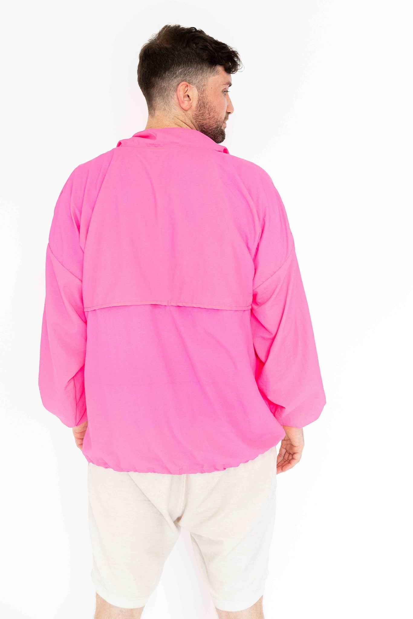 Anorak Ivy rose fluo unisexe