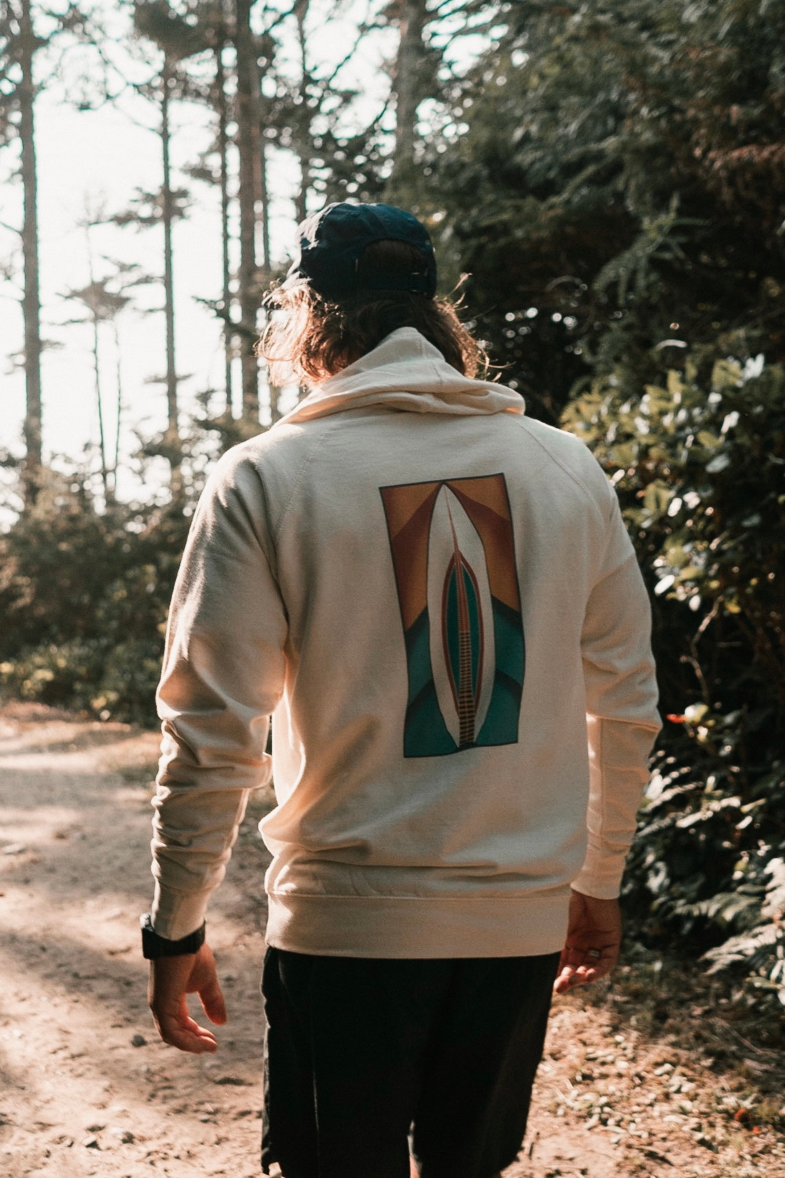 Sweat à capuche Rieka - Surf | Unisexe