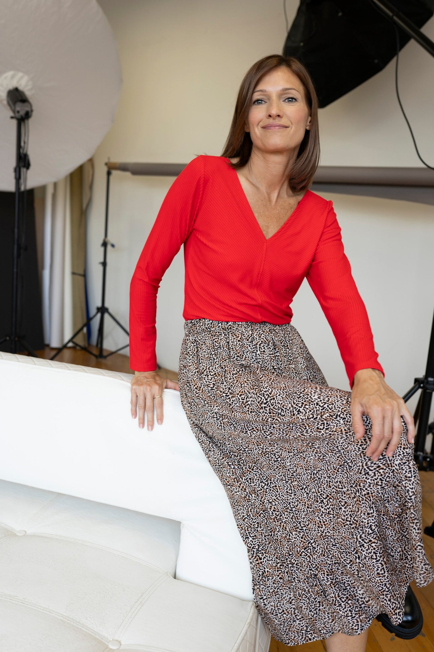 Haut Bamboo Deep v-neck