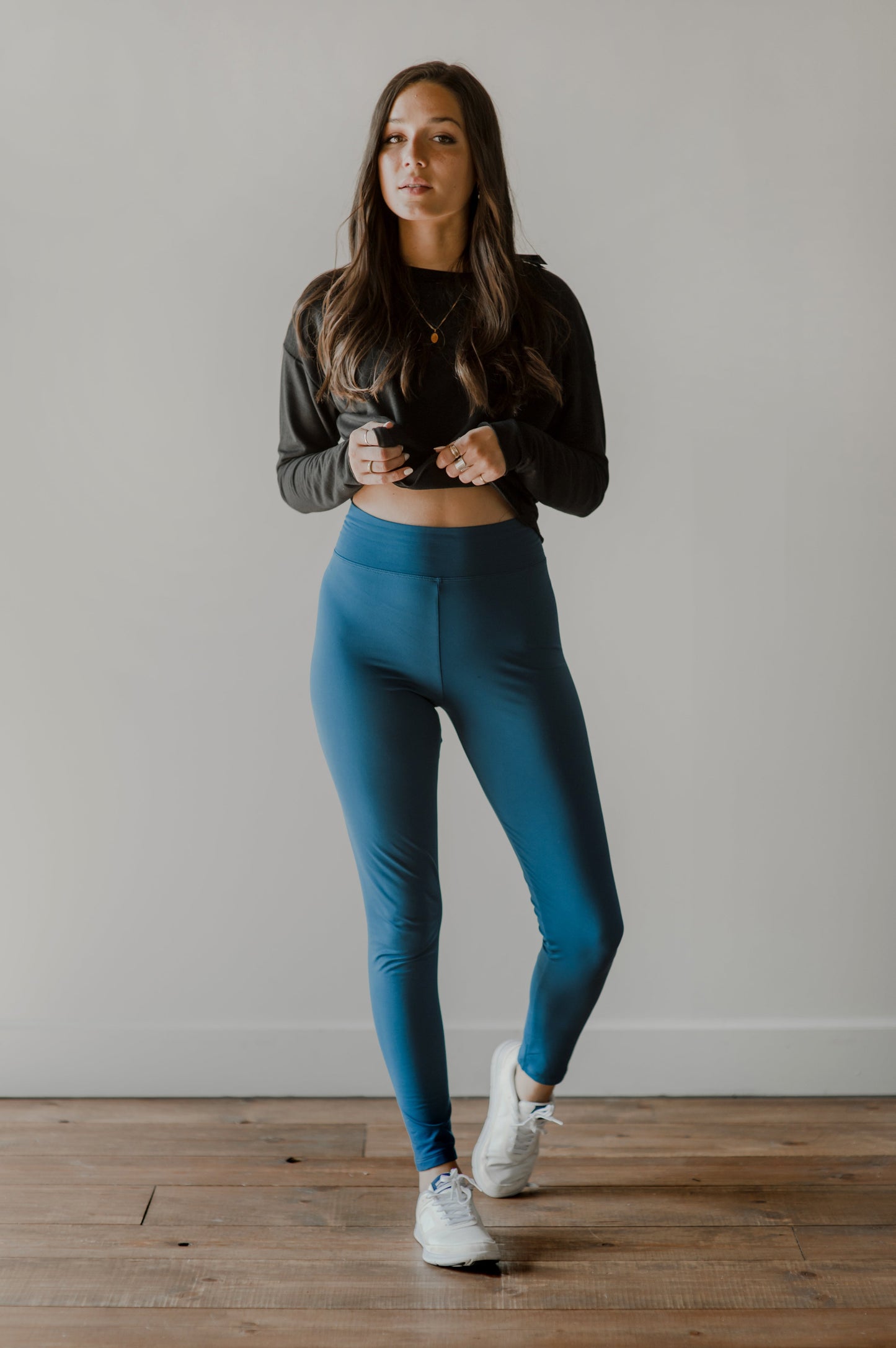 Leggings Taille Haute en Rouge Rouille