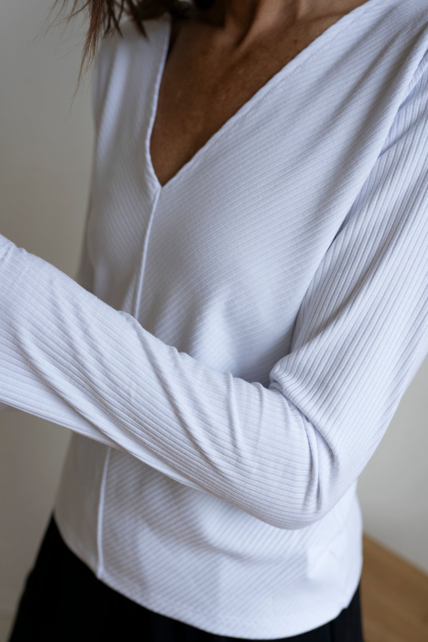 Haut Bamboo Deep v-neck