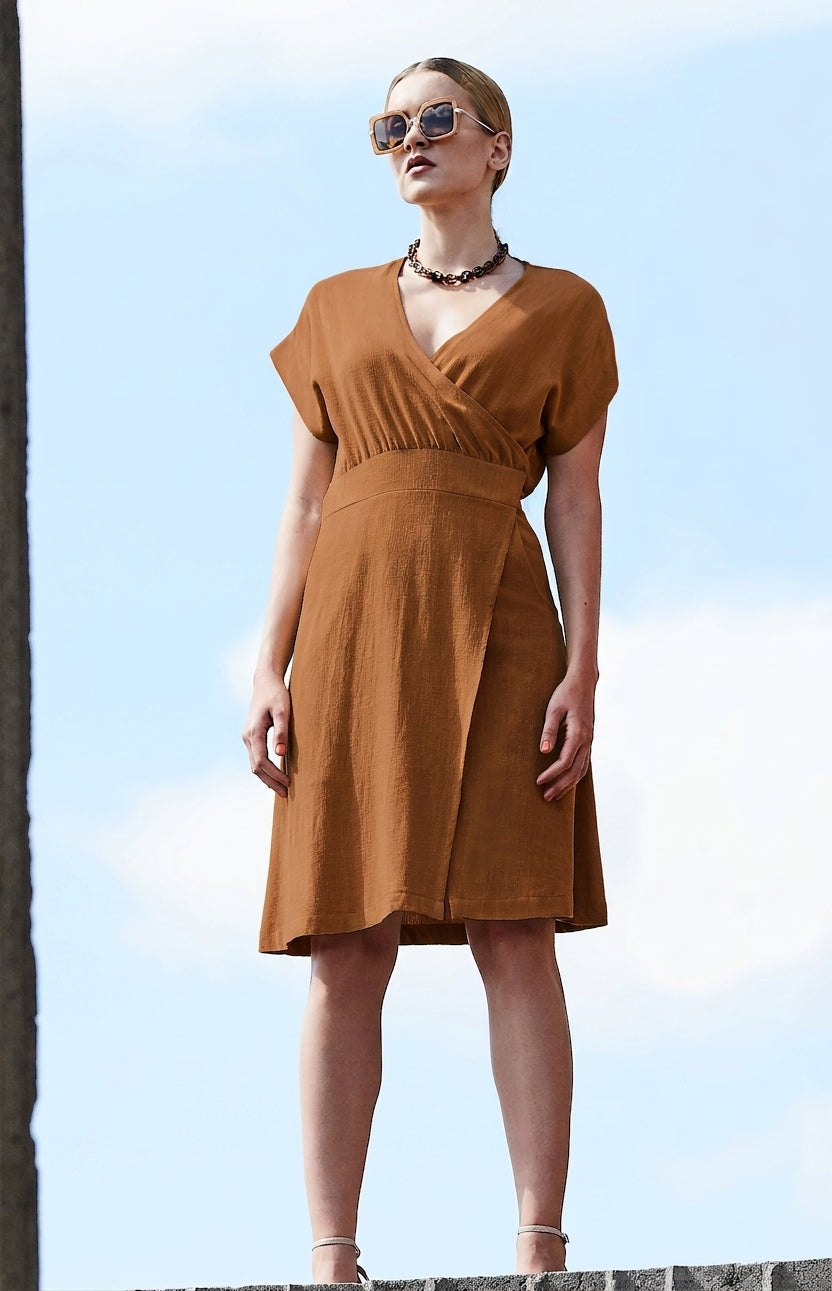 Robe Céline - Cannelle, vue de face