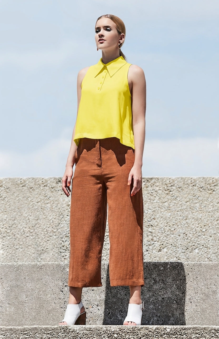 Haut Cassidy - Citron, front full-body