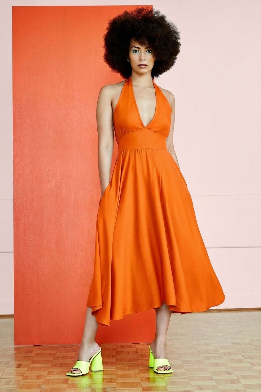 Robe Garance - Tangerine, front standing