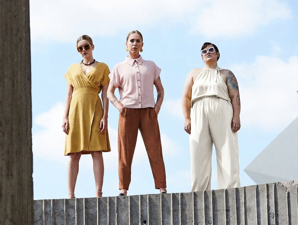 Combinaison Claire - Écru, photo de groupe