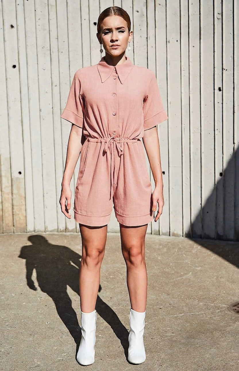 Combi Clarisse - Rose poudre, duo de modèles
