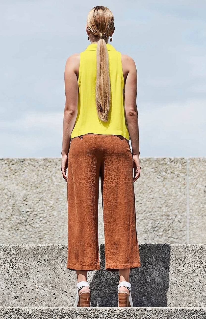 Haut Cassidy - Citron, back view