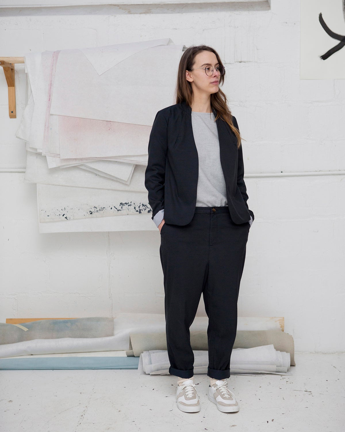Pantalon à braguette noir taille 29