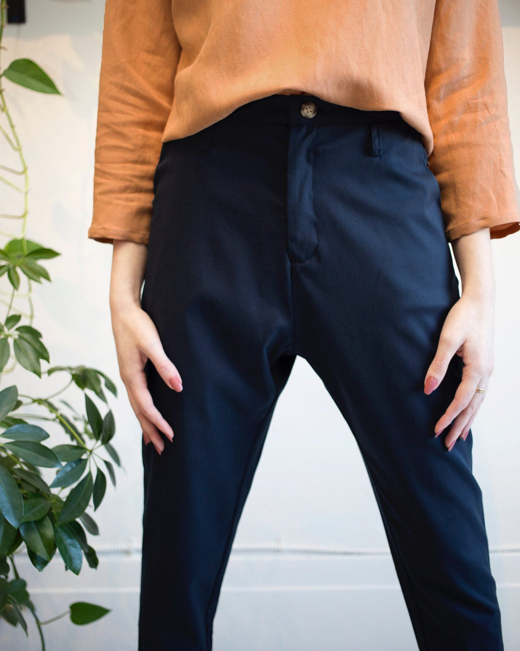 Pantalon à braguette noir taille 29