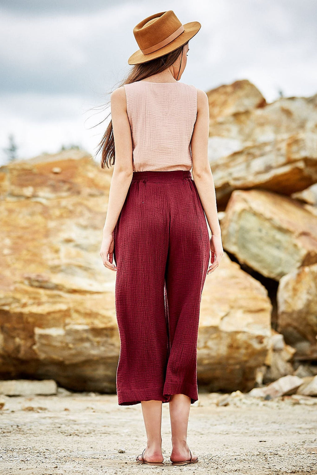 Pantalon Edouard - Acajou