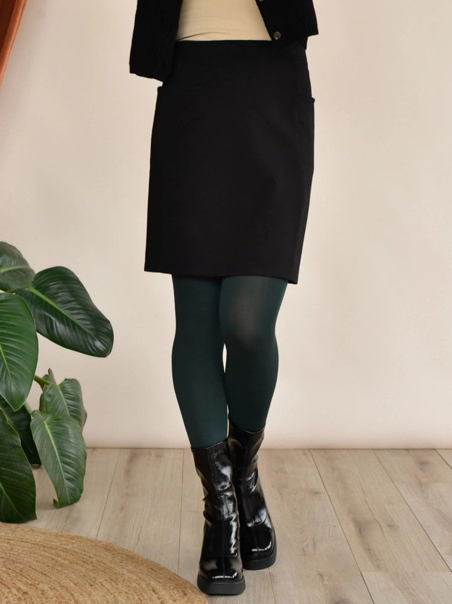 Collants opaques 80D vert forêt