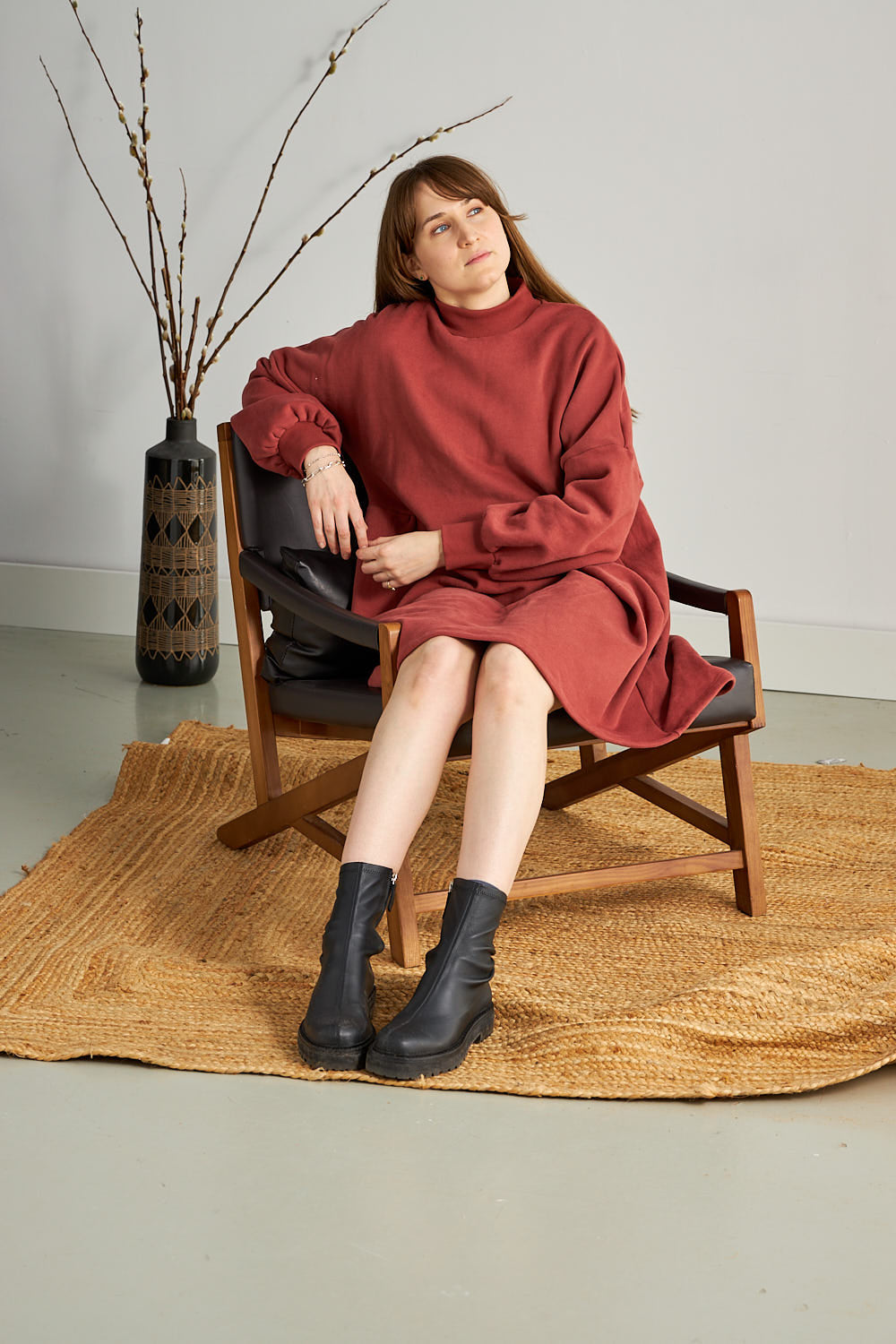 Robe Dublin cannelle