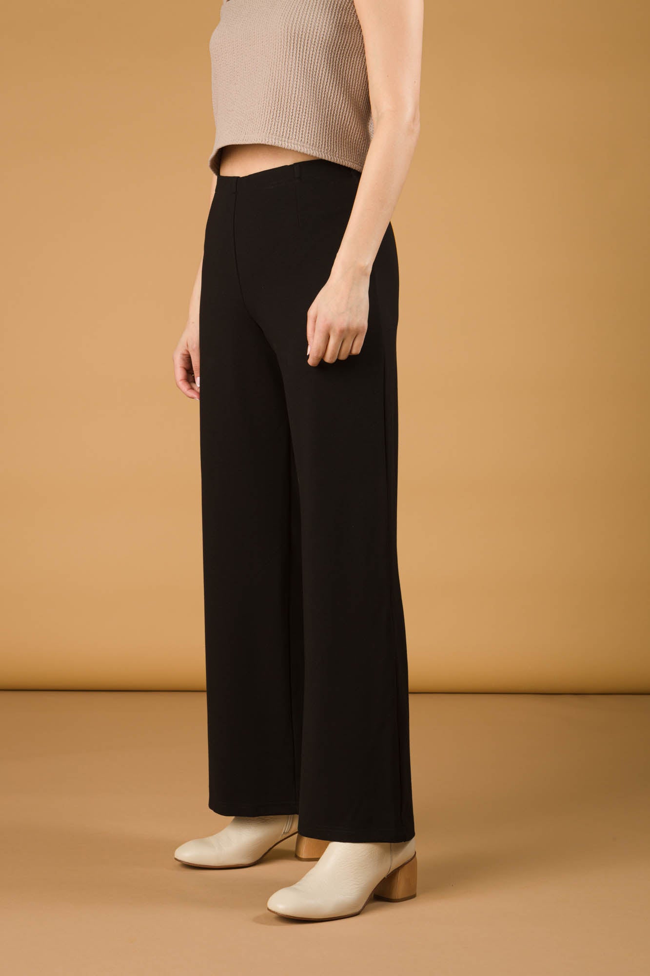 Pantalon Flare noir Mercedes Morin - Porte