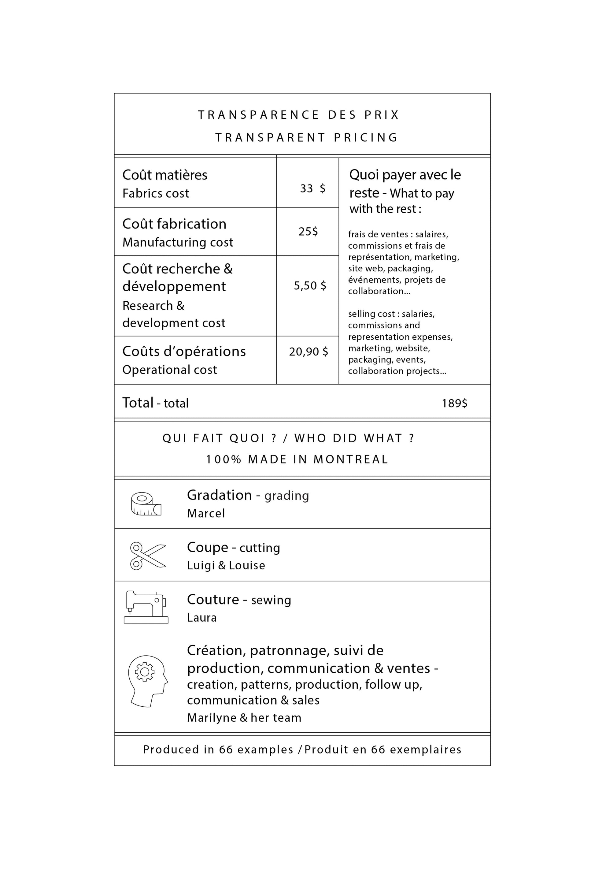 Haut brun à col rabattu - Alfi