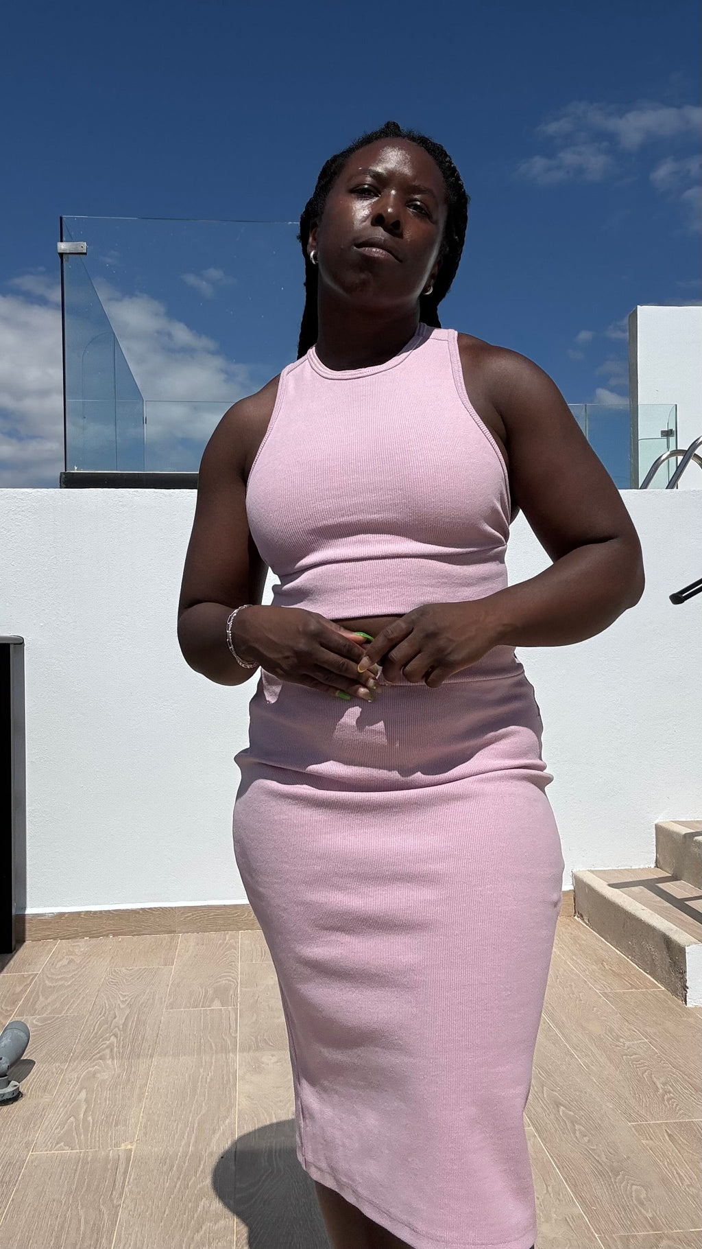 Jupe Cartagena rose