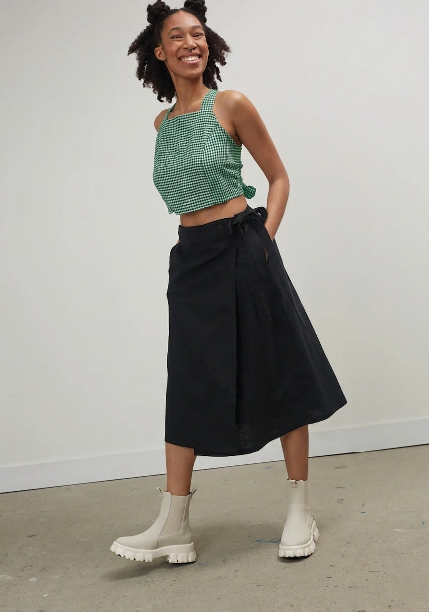 Camisole Rio - Vert à carreaux (Aloes)