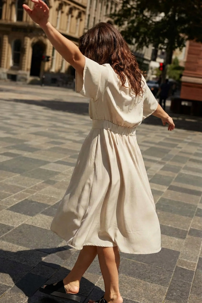 Robe Athènes Avoine/Oyster