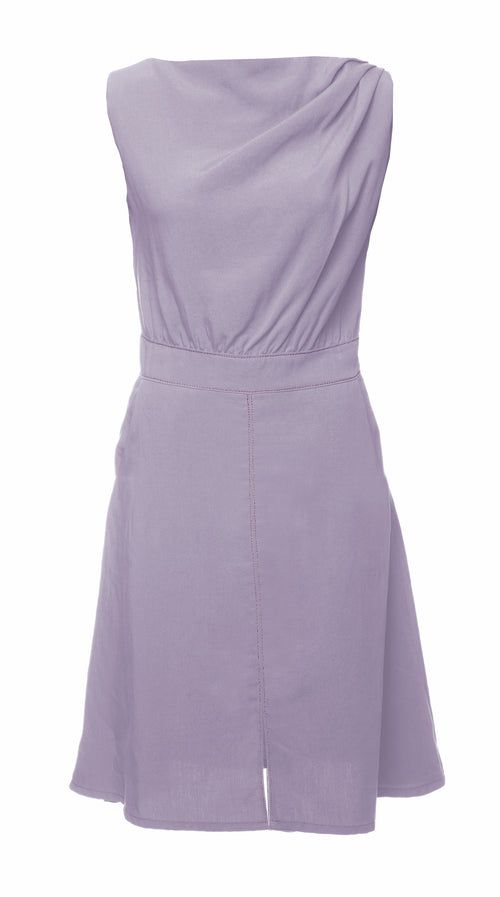 Robe Athena - Lilas, à plat