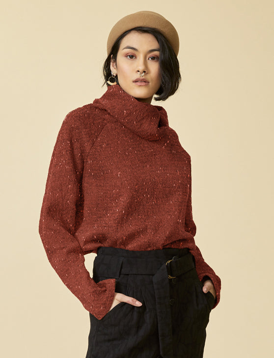 Chandail AXEL Jacquard Spice