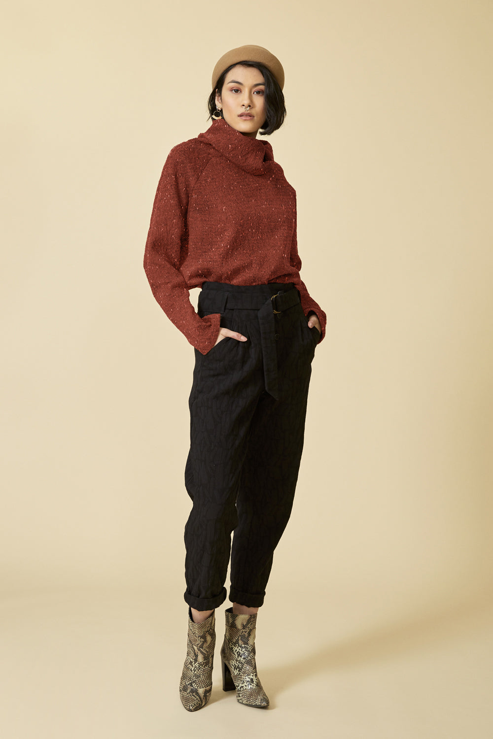 Chandail AXEL Jacquard Spice