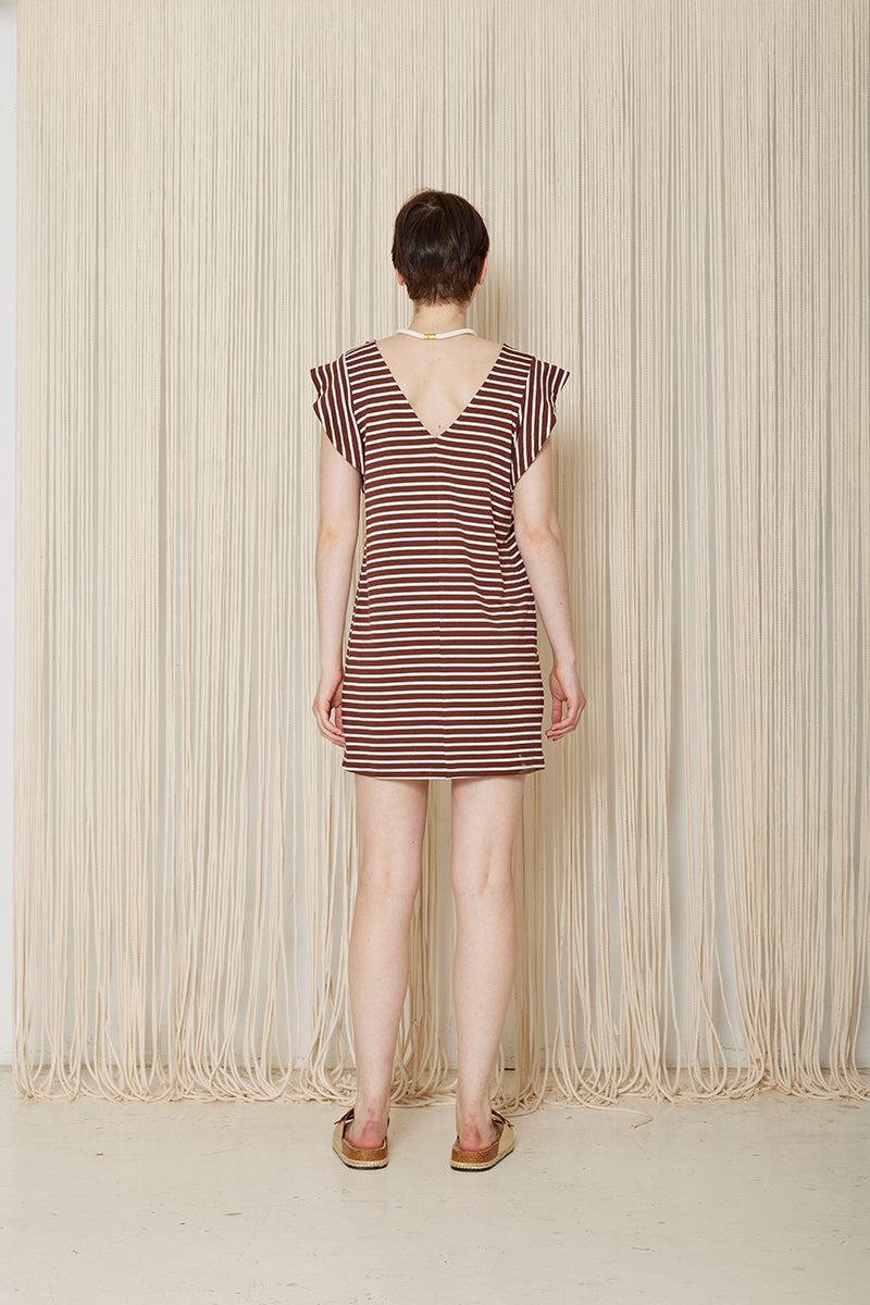 Robe BLEUET Rayé spice