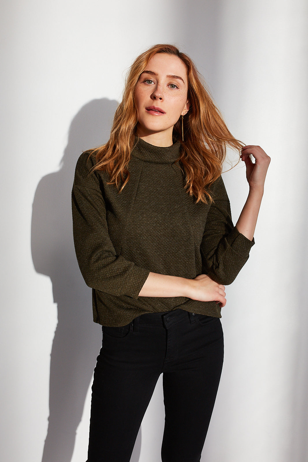 Chandail Sienna - Matelassé Rose