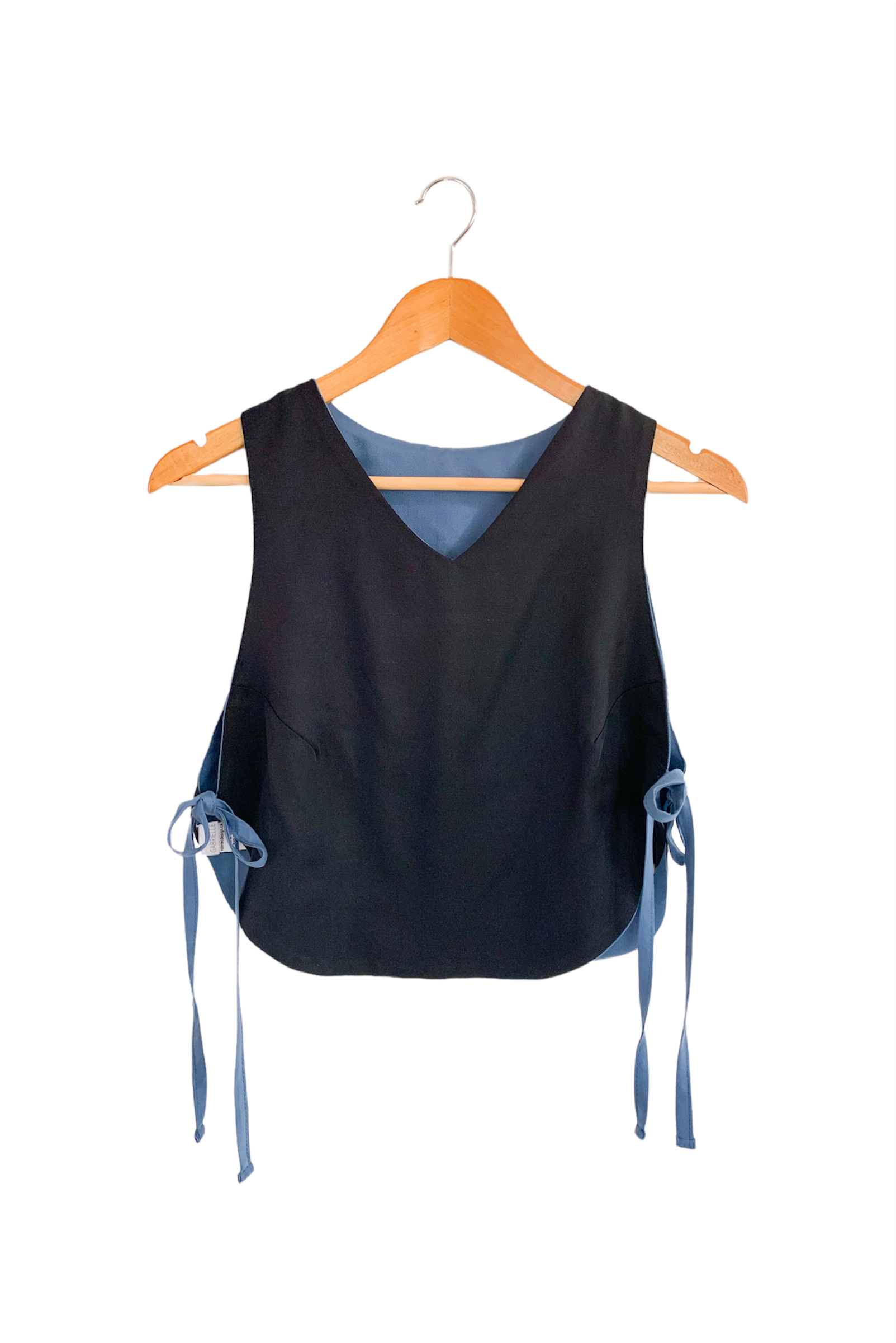 Camisole reversible ajustable - bleu doux