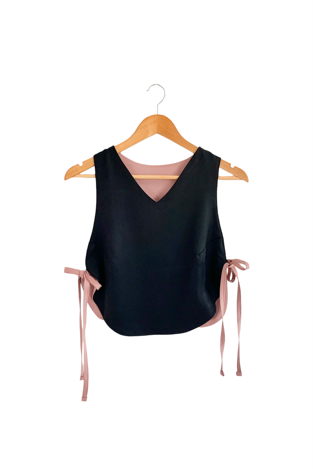 Camisole réversible ajustable - vieux rose