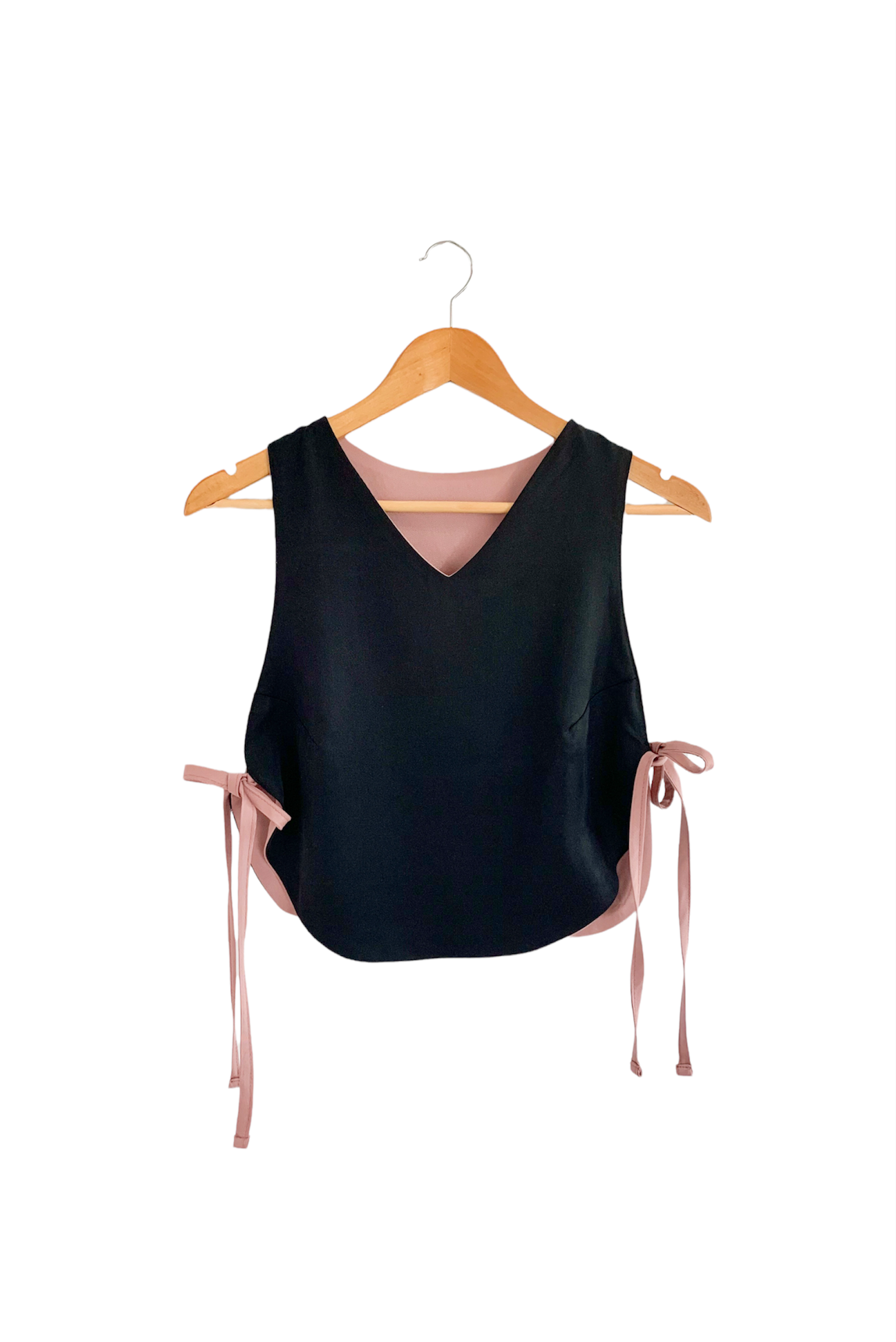 Camisole réversible ajustable - vieux rose