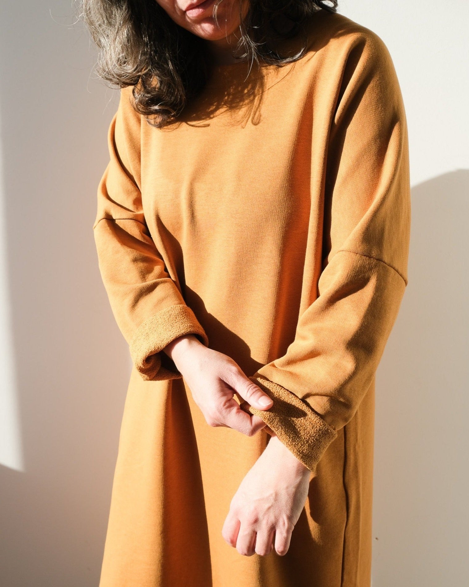 Robe de chalet caramel